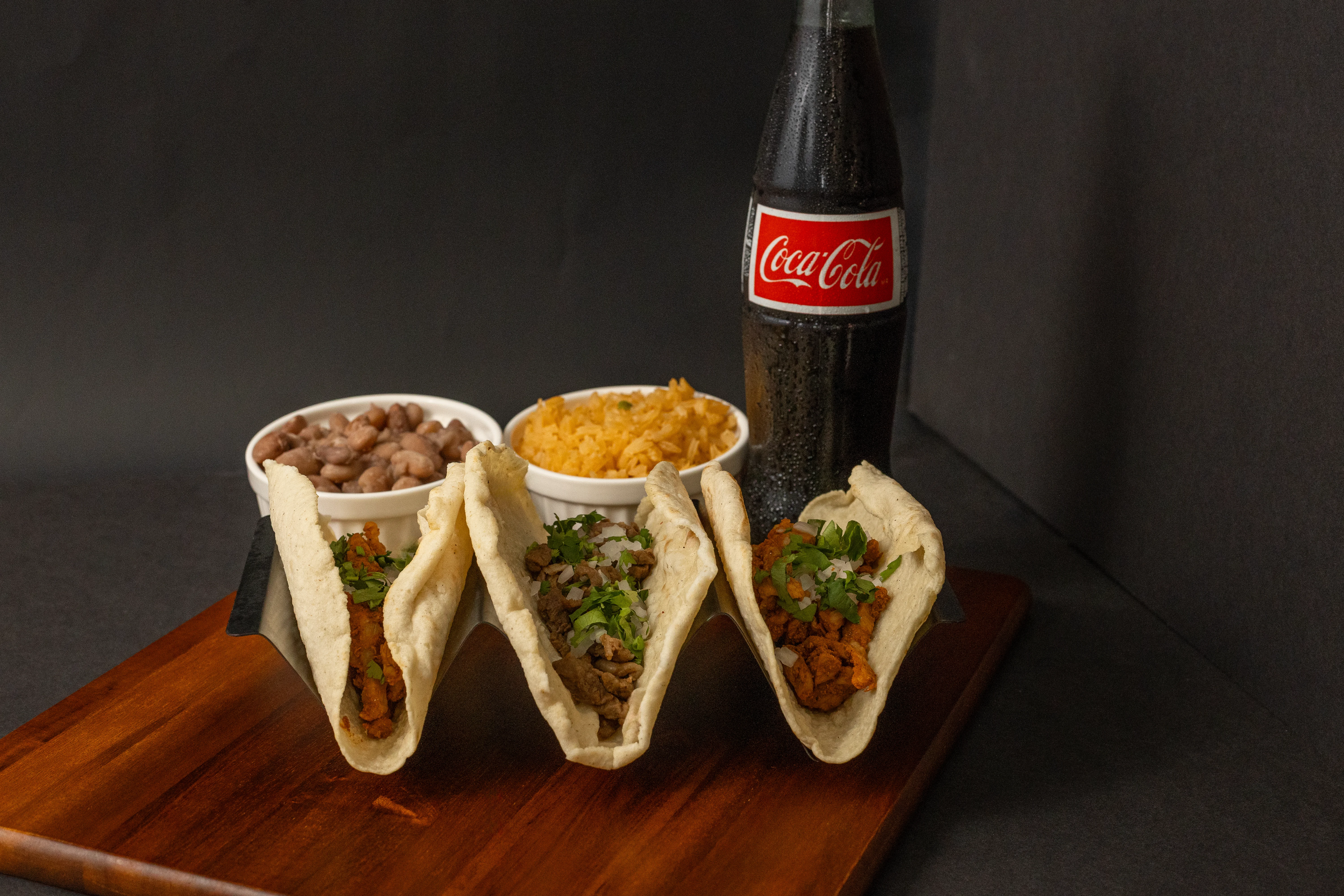 Tacos food photography for local LaBelle BBQ restaurant